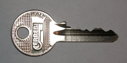 clef plate faite en d�montant la serrure