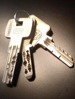 Clef d'origine Medeco, JPM keso et DOM Clefs Medeco JPM KESO et Dom
